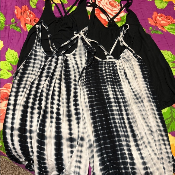 Lot of 4 Bamboobies Easy Access Nursing Tanks - Picture 1 of 7